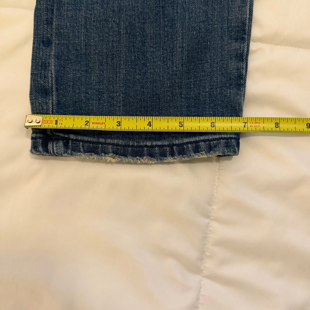 Simply Vera Vera Wang Blue Floral Ankle Jeans - Picture 12 of 12